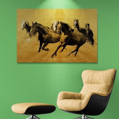 Tablou Canvas - Gold&Black 39