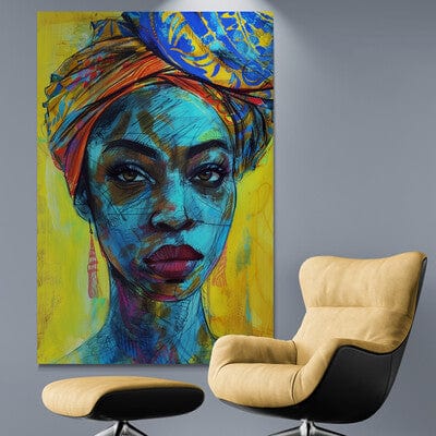 Tablou Canvas - Afro Elegance 010