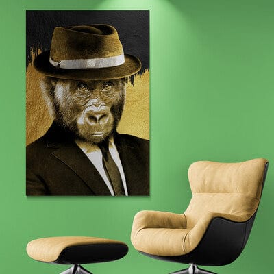 Tablou Canvas - Gold&Black 14