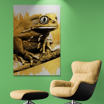 Tablou Canvas - Gold&Black 19