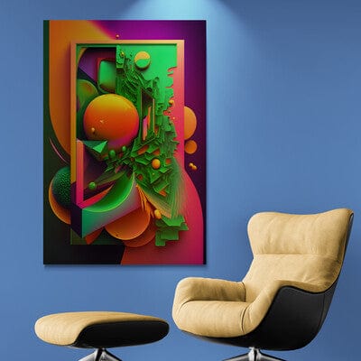 Tablou Canvas - Abstract 3D Elegance