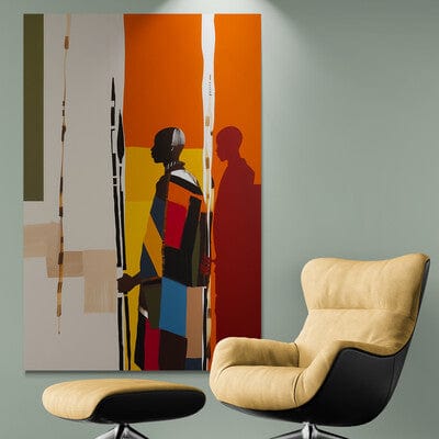 Tablou Canvas - Afro 62 Eleganta Contemporana