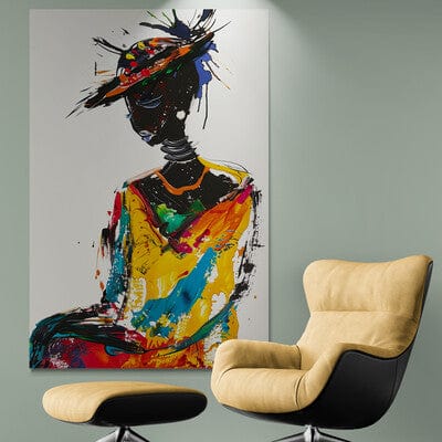 Tablou Canvas - Afro 60 Eleganta Africana