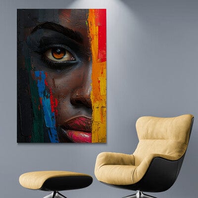 Tablou Canvas - Afro 005 Elegant Modern