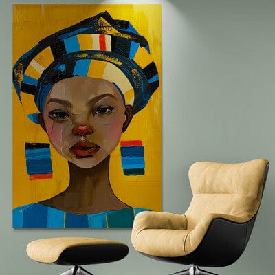 Tablou Canvas - Afro 50 Elegant si Modern