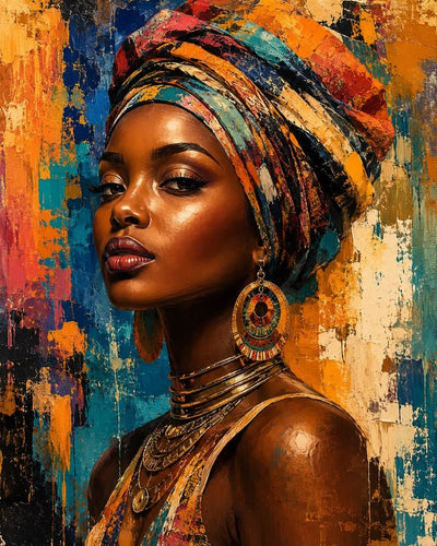 Tablou decorativ - Culorile Africii
