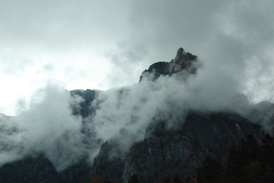 Tablou decorativ - Muntii Bucegi in Ceata