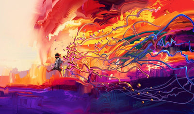 Tablou decorativ - Universul Fluo