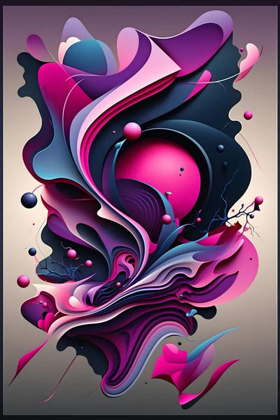 Tablou decorativ - Eleganta Abstracta 3D 36