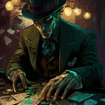 Tablou decorativ - Jucator de Poker
