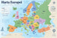 Plansa educativa - Harta Europei