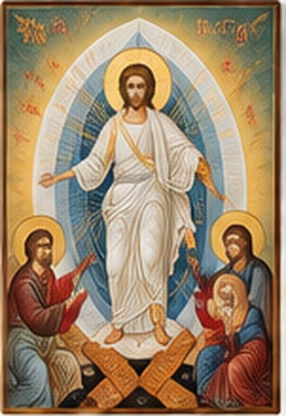 Icoana - Invierea Domnului, stil narativ