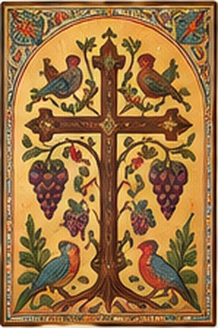 Icoana ornamentala - Crucea, Pomul Vietii