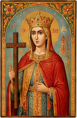 Icoana ornamentala - Sfanta Elena