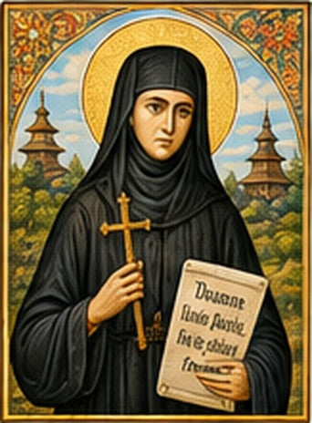 Icoana - Sfanta Teodora de la Sihla