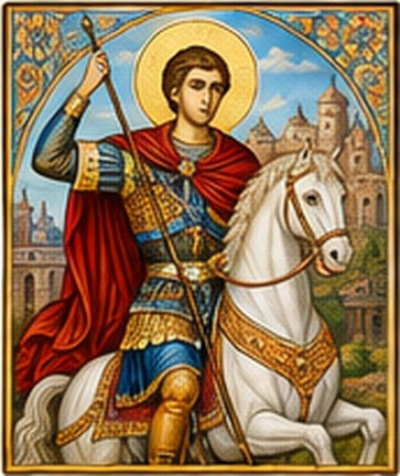 Icoana - Sfantul Mare Mucenic Dimitrie