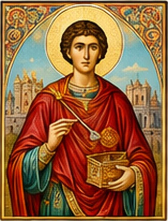 Icoana - Sfantul Mare Mucenic Pantelimon