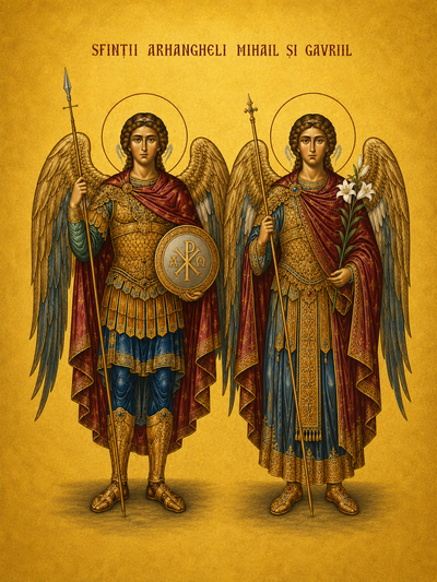 Icoana - Sfintii Arhangheli Mihail si Gavriil