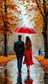 Tablou decorativ - Iubire sub umbrela