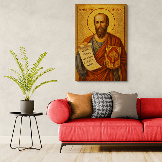 Icoana pe panza - Sfântul Apostol Pavel