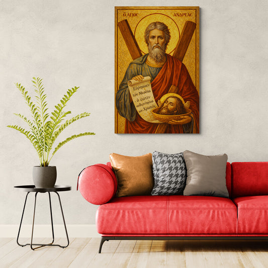 Icoana pe panza - Sfântul Apostol Andrei – Cel Întâi Chemat