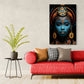 Tablou decorativ - Africana ten albastru