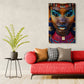 Tablou decorativ - Africana cu podoabe