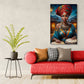 Tablou decorativ - Africana delicata cu turban
