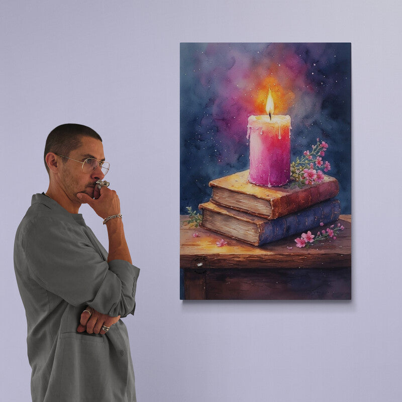 Tablou decorativ - Lumina pe carti