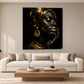 Tablou decorativ - Africana cu Par Impletit pe perete, in camera - Zibo.ro