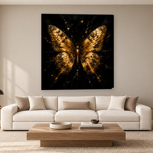 Tablou decorativ - Black Attack pe perete, in camera - Zibo.ro