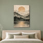 Tablou decorativ - Apus minimalist pe perete, in camera - Zibo.ro