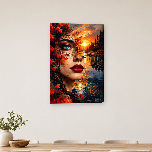 Tablou decorativ - Artarul Aprins pe perete, in camera - Zibo.ro