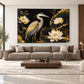 Tablou decorativ - Batlanul intre Lotusi pe perete, in camera - Zibo.ro