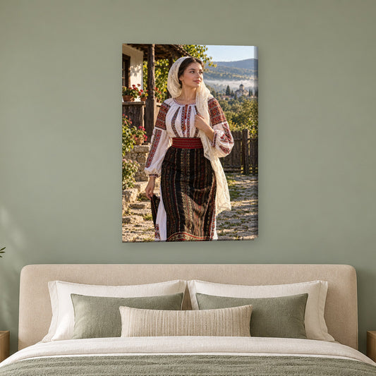 Tablou decorativ - Buchet de camp pe perete, in camera - Zibo.ro