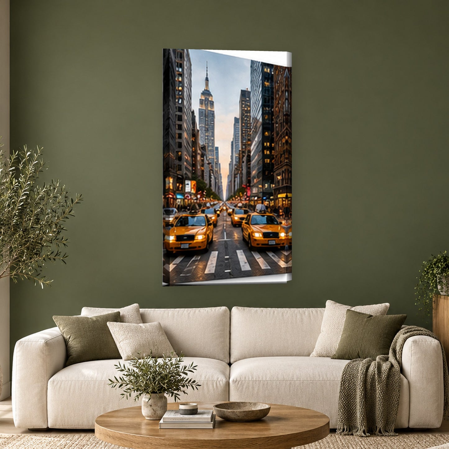 Tablou decorativ - Bulevard in Manhattan pe perete, in camera - Zibo.ro