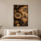 Tablou decorativ - Busola si harta veche pe perete, in camera - Zibo.ro