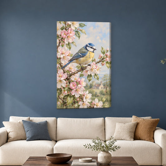 Tablou decorativ - Cantec de primavara pe perete, in camera - Zibo.ro