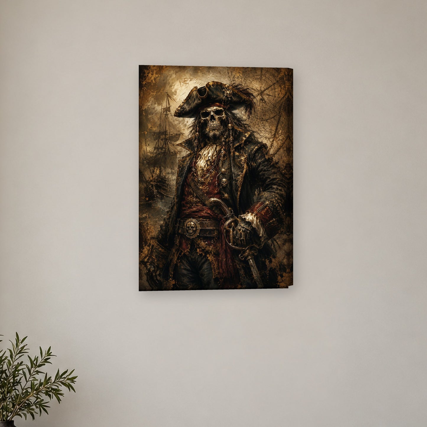 Tablou decorativ - Capitanul Fantoma pe perete, in camera - Zibo.ro