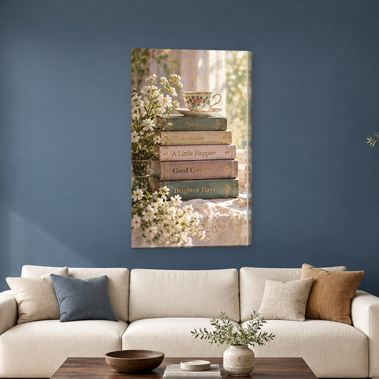 Tablou decorativ - Carti si vise pe perete, in camera - Zibo.ro