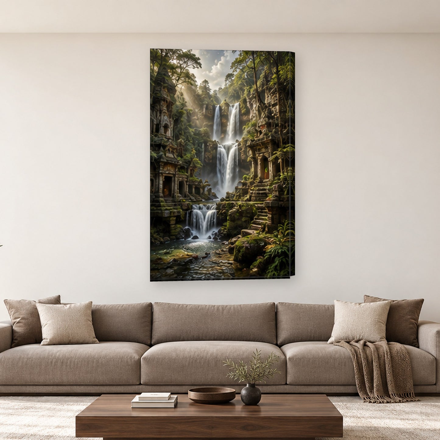Tablou decorativ - Cascadele Templului pe perete, in camera - Zibo.ro
