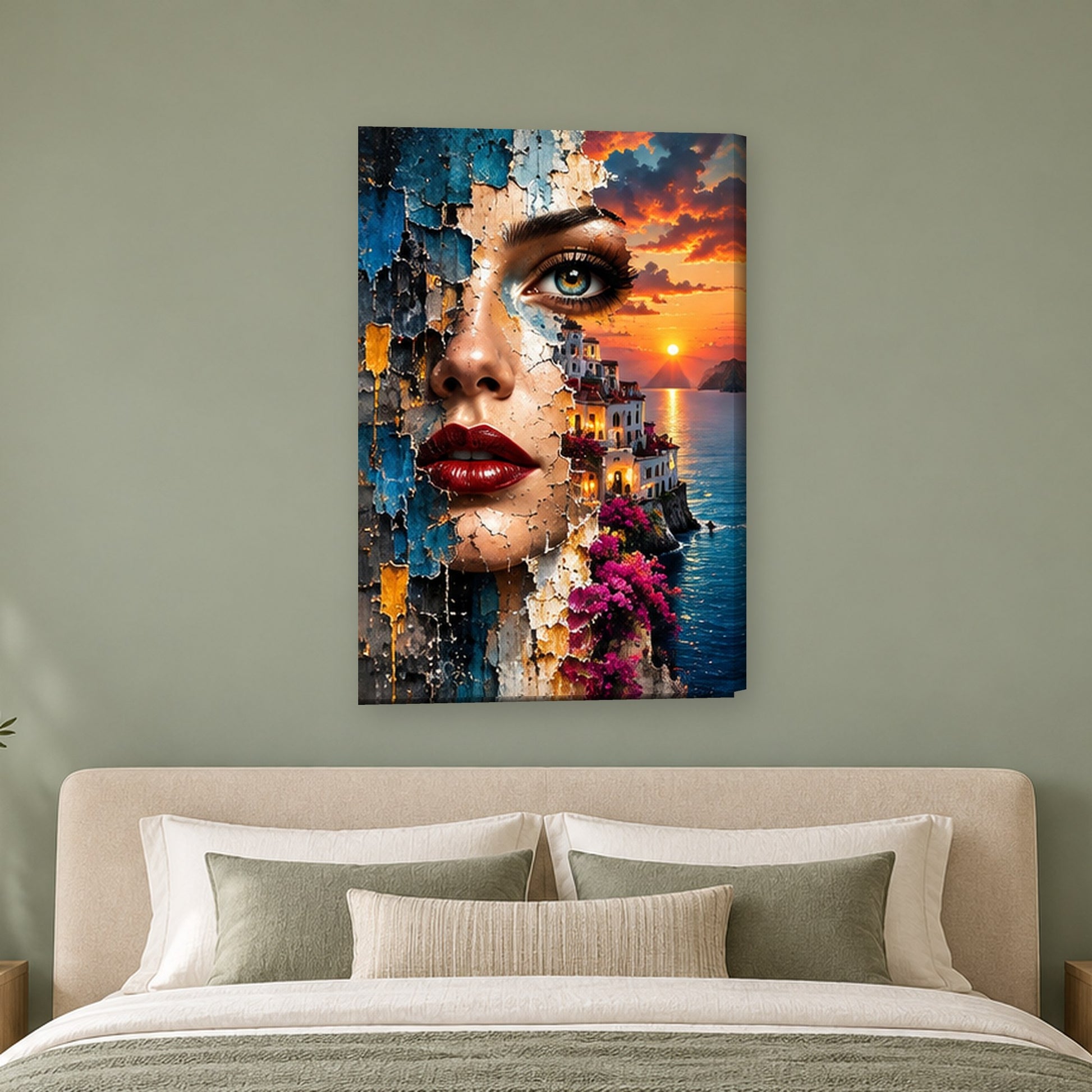 Tablou decorativ - Chipul Rivierei pe perete, in camera - Zibo.ro