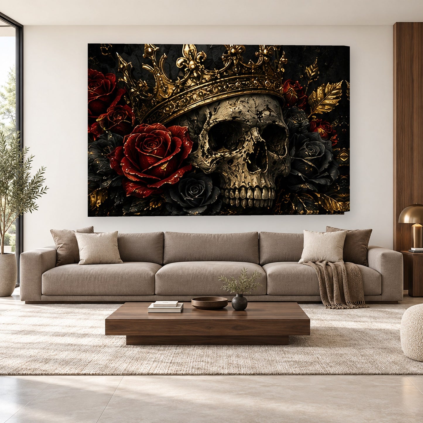 Tablou decorativ - Craniul Regelui pe perete, in camera - Zibo.ro