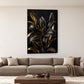 Tablou decorativ - Crinii cu Frunze de Aur pe perete, in camera - Zibo.ro