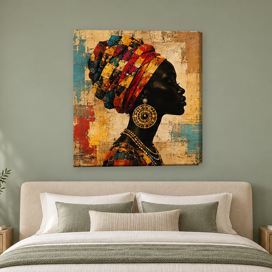 Tablou decorativ - Culorile Africii pe perete, in camera - Zibo.ro