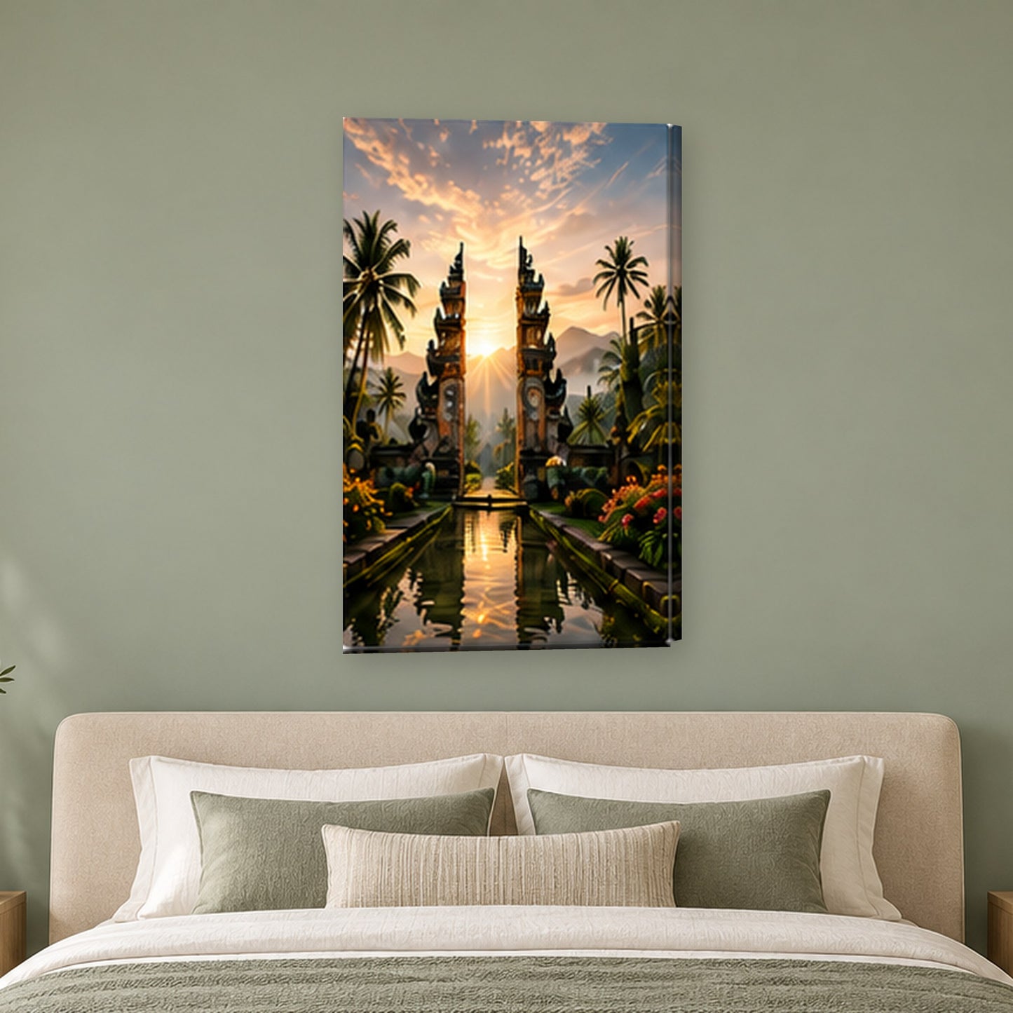 Tablou decorativ - Dimineata in Bali pe perete, in camera - Zibo.ro