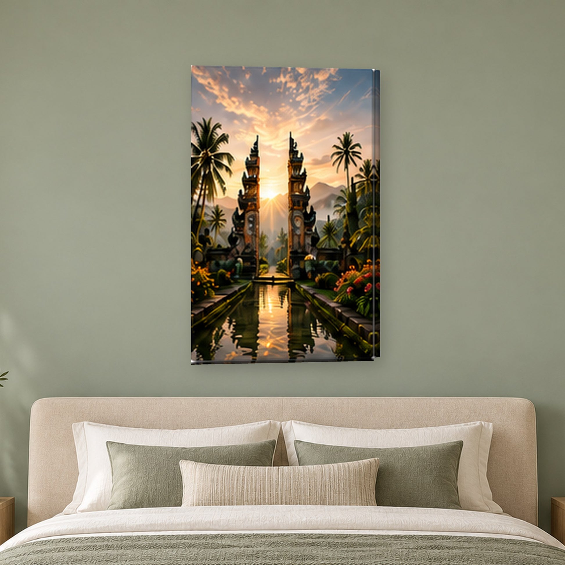 Tablou decorativ - Dimineata in Bali pe perete, in camera - Zibo.ro