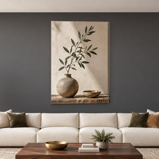 Tablou decorativ - Echilibru japandi pe perete, in camera - Zibo.ro