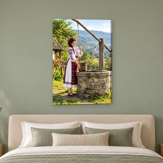 Tablou decorativ - Framantarea painii pe perete, in camera - Zibo.ro