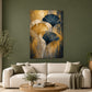 Tablou decorativ - Frunze de ginkgo pe perete, in camera - Zibo.ro
